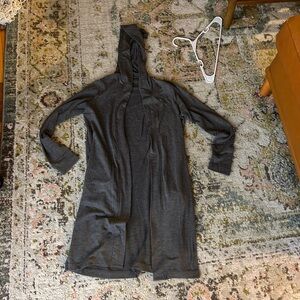Old Navy Gray Hooded Cardigan